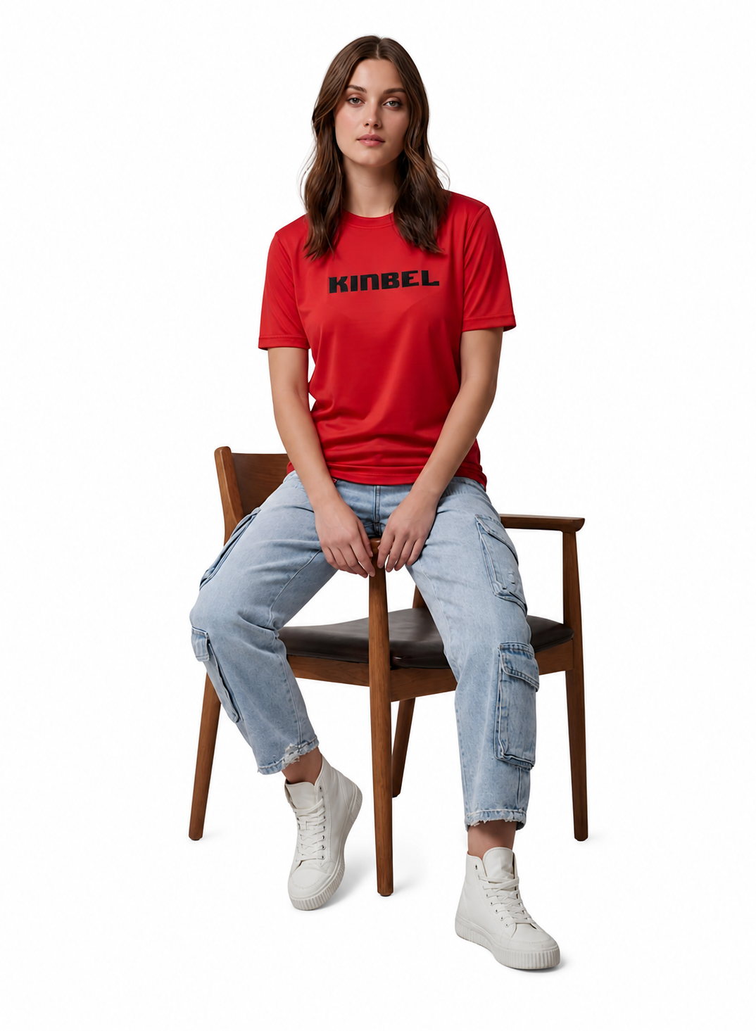 Red Endurance Women T Shirt, Breathable & High Wicking