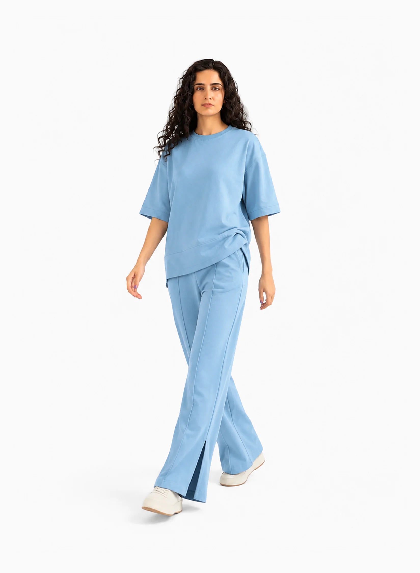 Women’s Premium Cord Set – Sky Blue