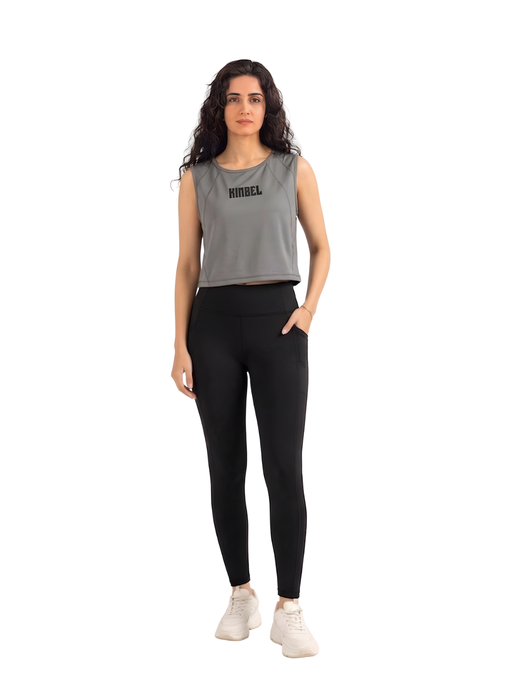 Grey Ladies Gym Tank Top – Sleek & Comfortable