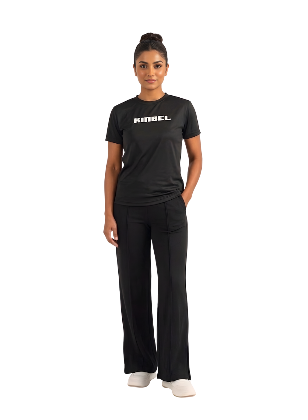 Black Endurance Women T Shirt, Breathable & High Wicking