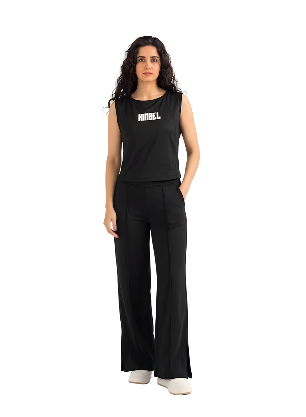 Black Ladies Gym Tank Top – Sleek & Comfortable
