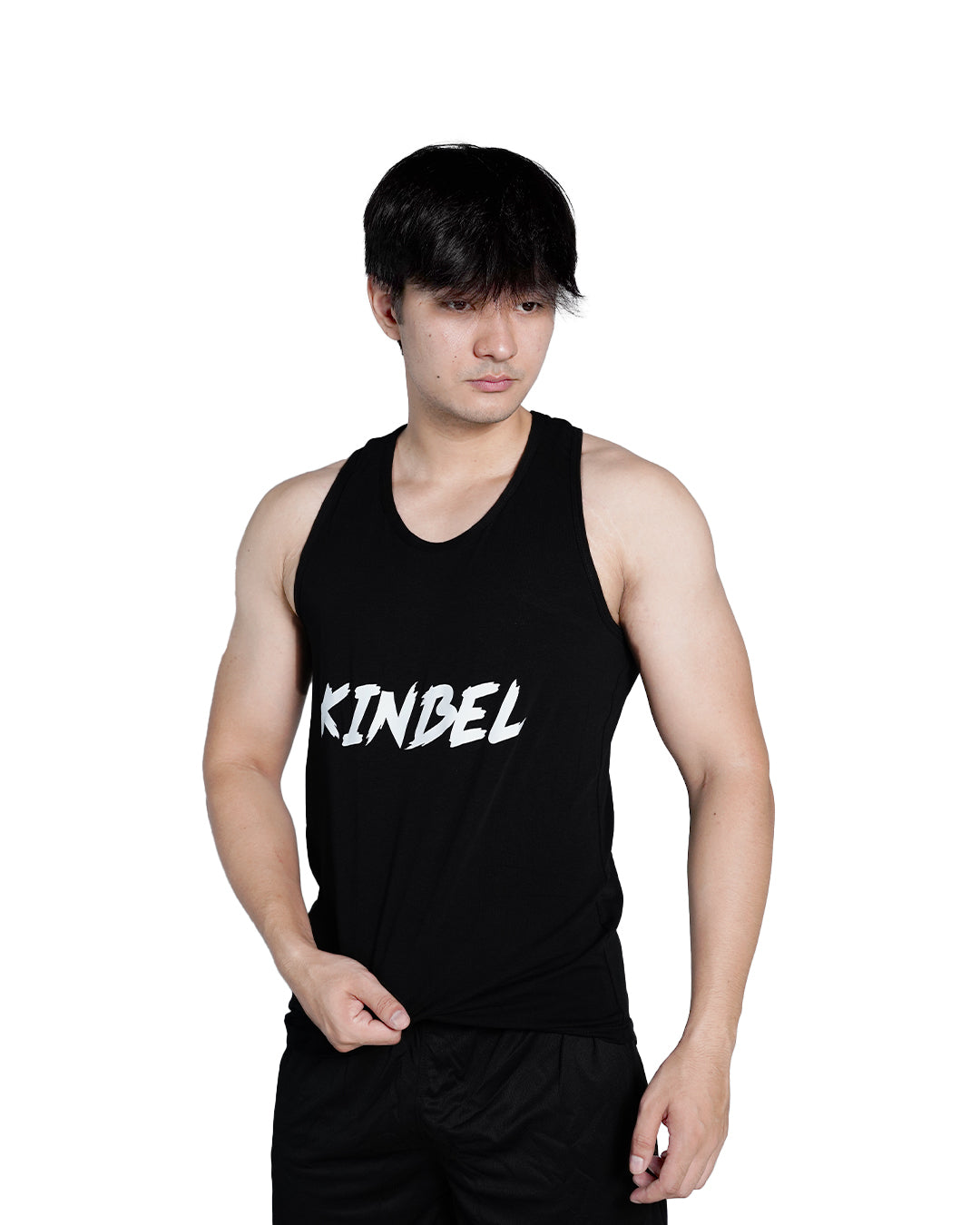Premium Cotton Tank-Black