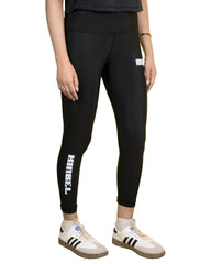 Black Women High Rise Leggings