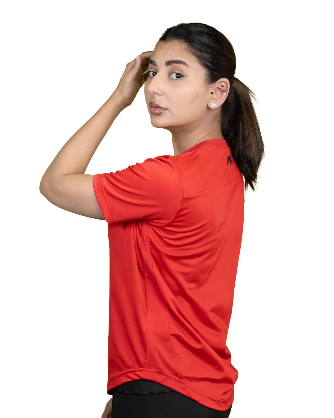 Red Endurance Women T Shirt, Breathable & High Wicking