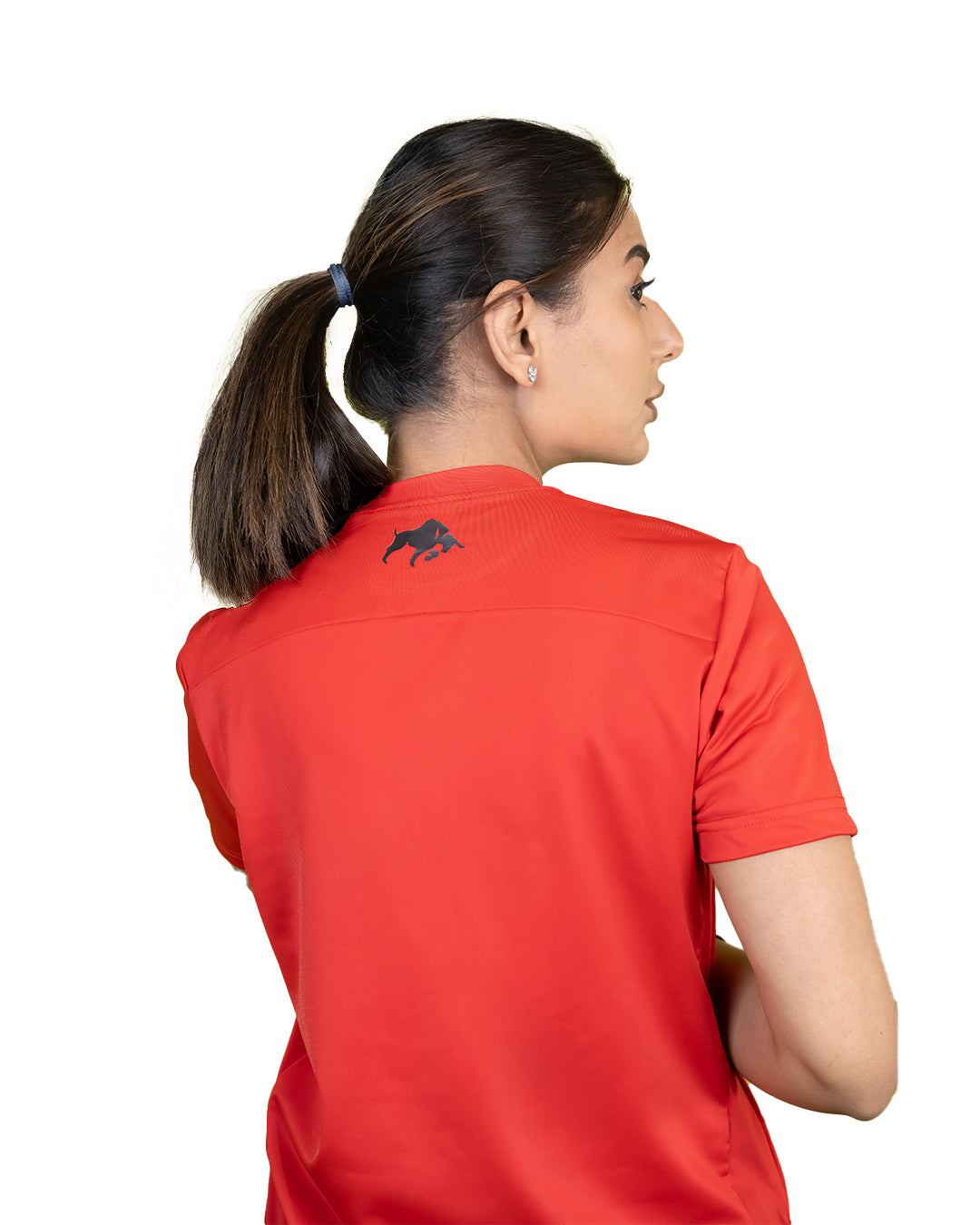 Red Endurance Women T Shirt, Breathable & High Wicking