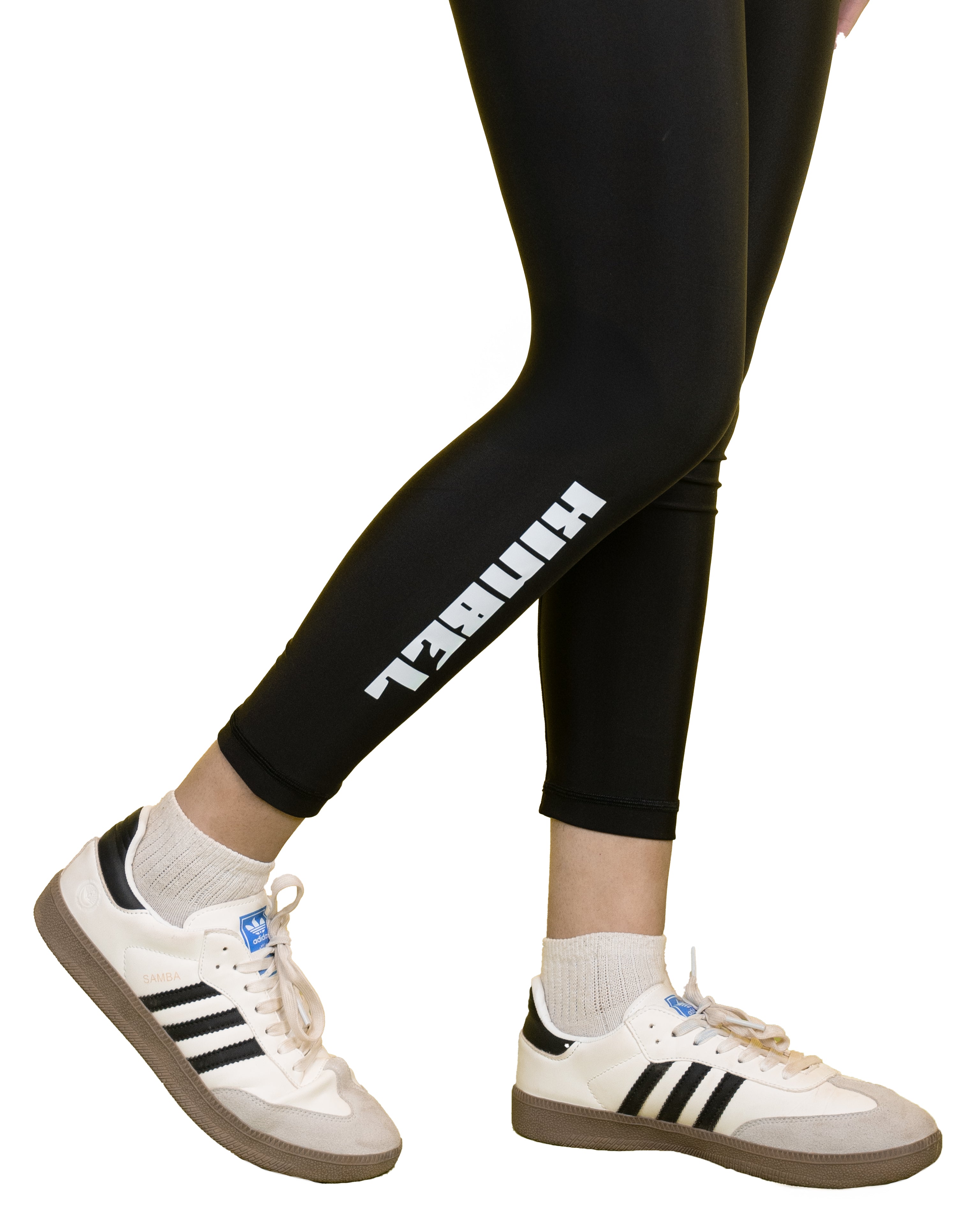 Black Women High Rise Leggings