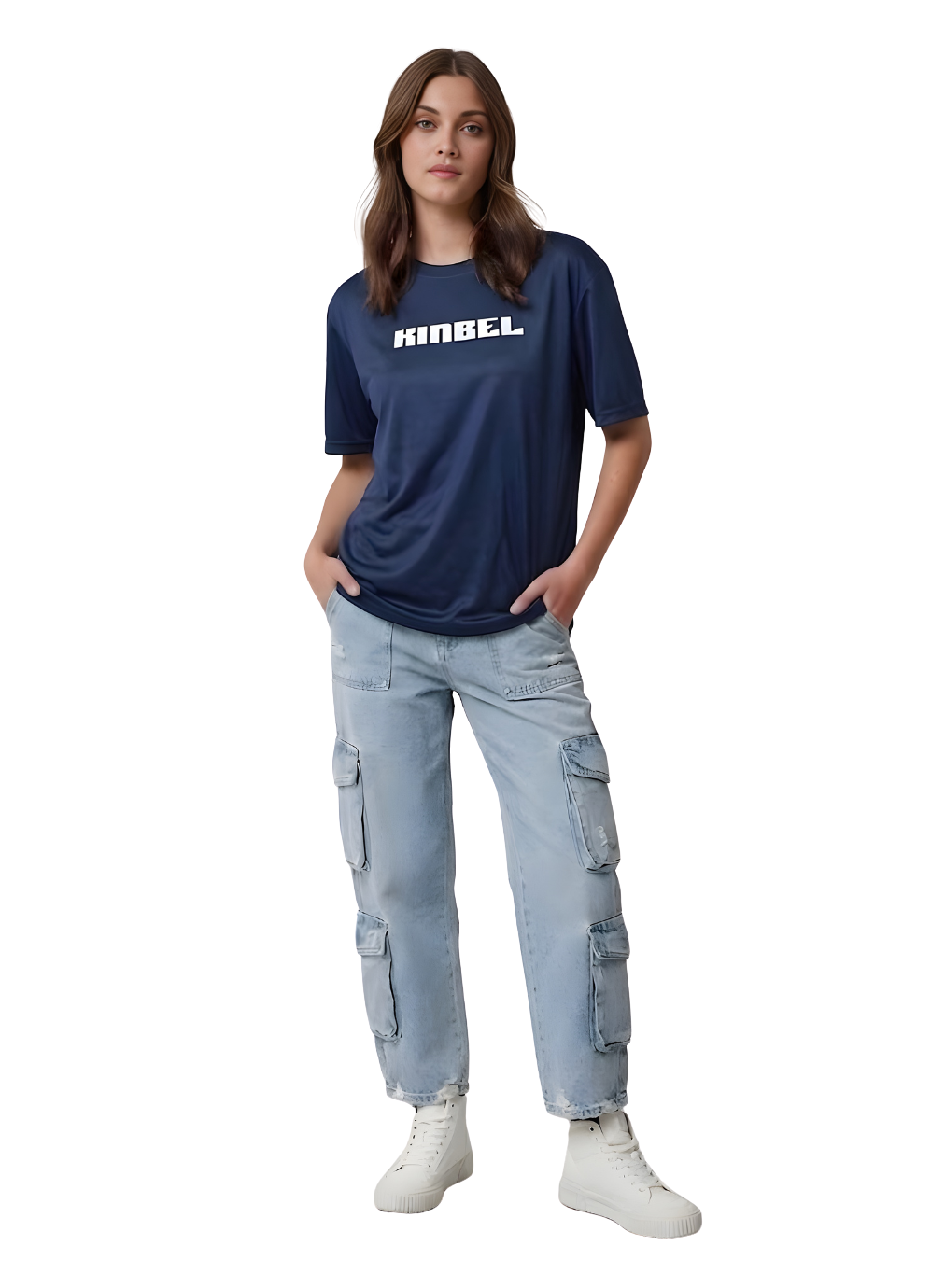 Blue Endurance Women T Shirt, Breathable & High Wicking