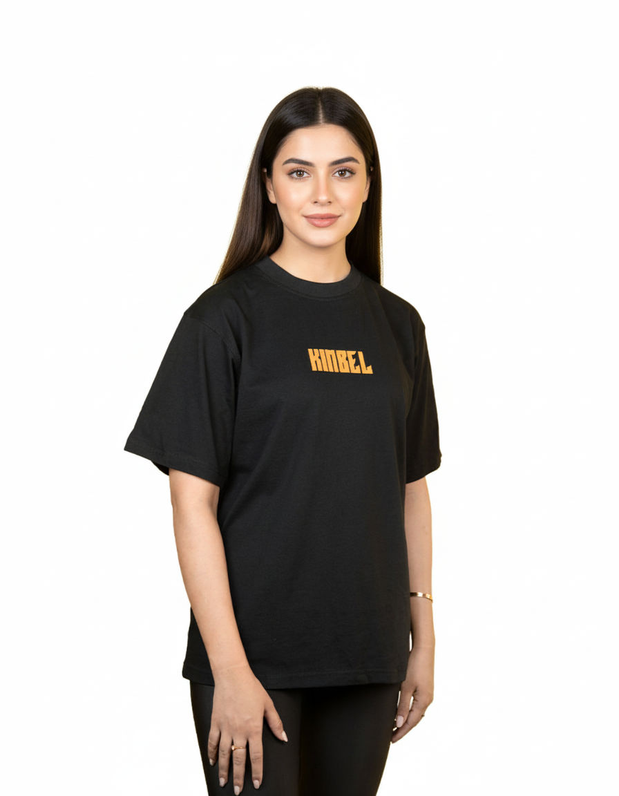 Womens Oversized Black Tees
